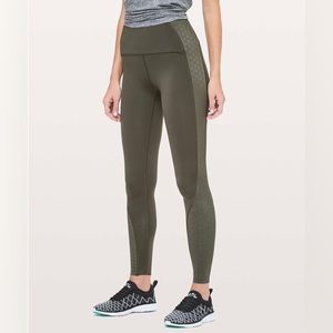 Lululemon Strength & Sweat Tight *28 - sz 4 - Dark Olive